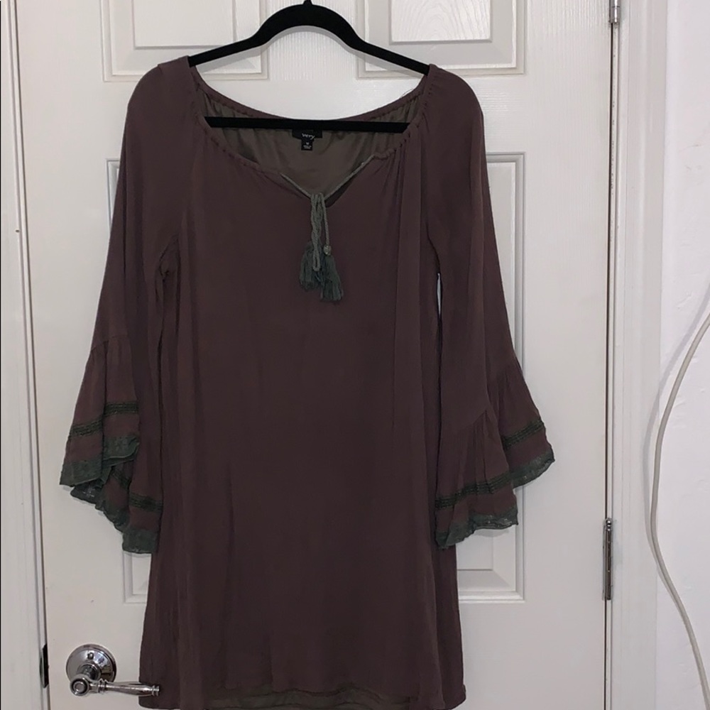 taupe dress